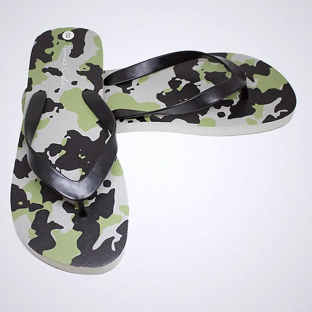 Thomas Calvi Strand Zehentrenner, Herren Flip Flops Sandalen Schuhe Hell Spa Auf