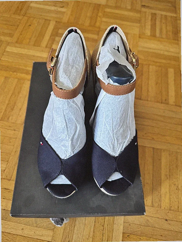 Thommy Hilfiger Damen Keilabsatz Sandale High