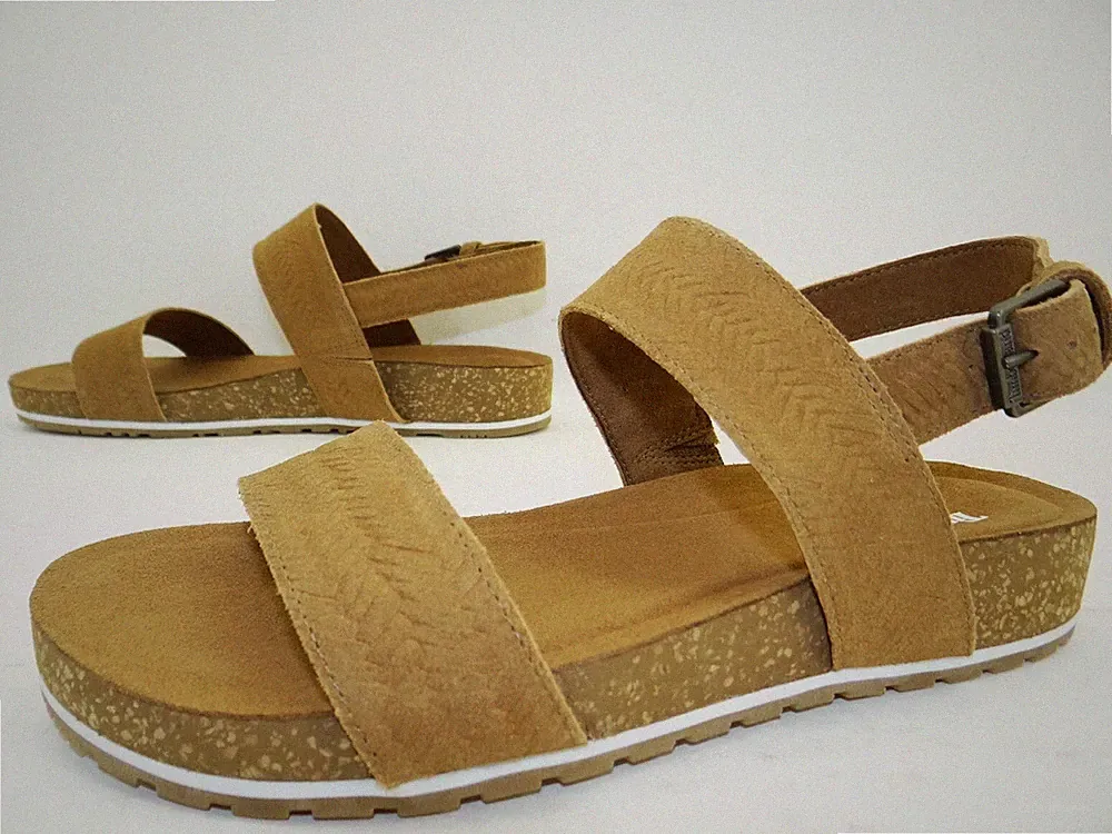 Timberland Malibu Waves Strap Sandal Plateau Sandaletten Damen Leder Gr.39,5