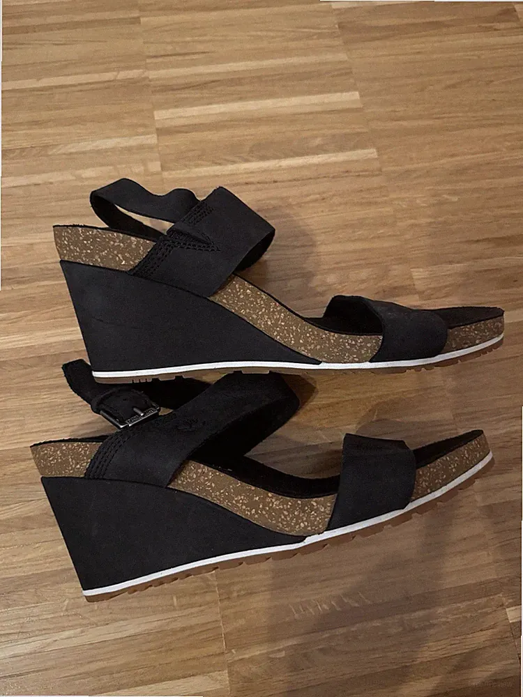 Timberland Ortholite Sandalen Mit Absatz Schwarz