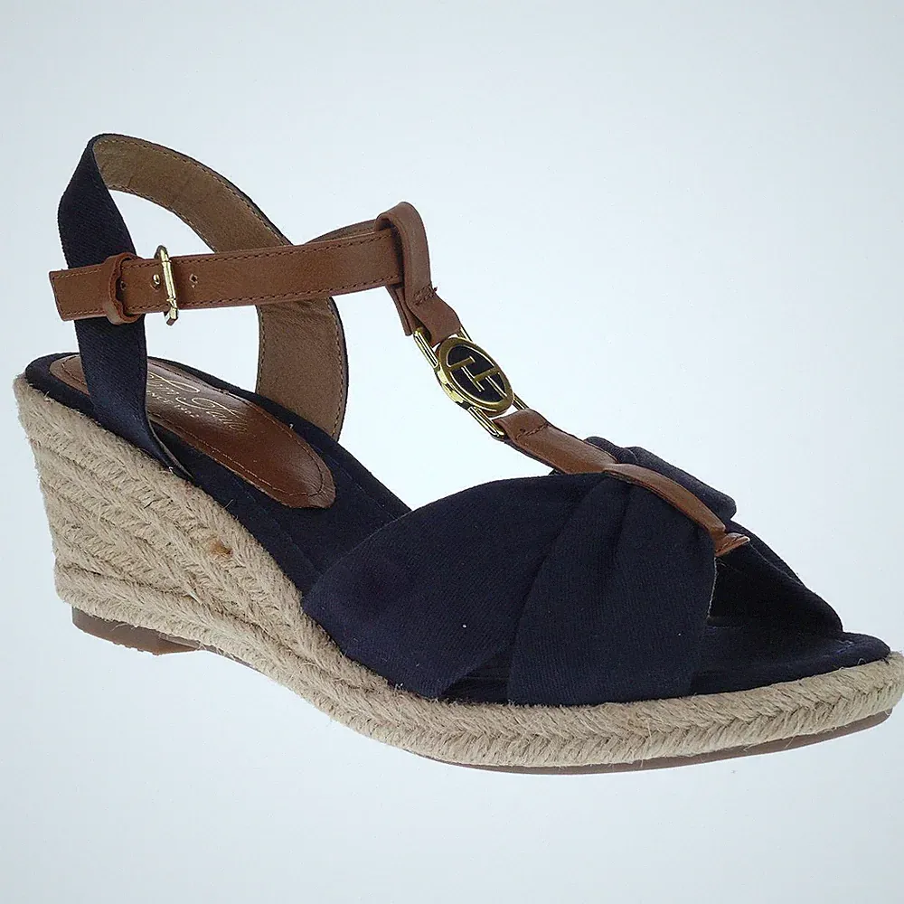 TOM TAILOR 6990902 Damen Sandalette Keilpumps Wedges navy Gr.37-43