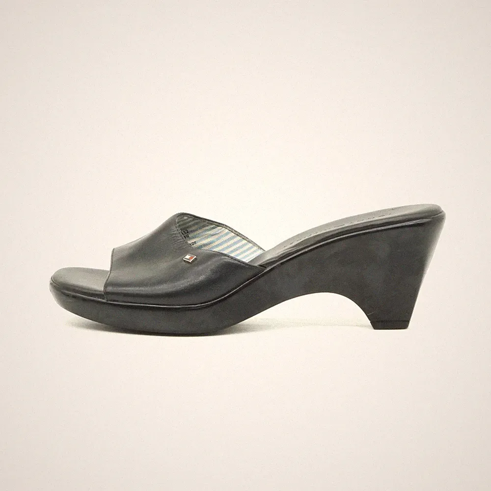 Tommy Hilfiger Damen Sandale EU 37,5 TW16412 Schwarz Schuhe