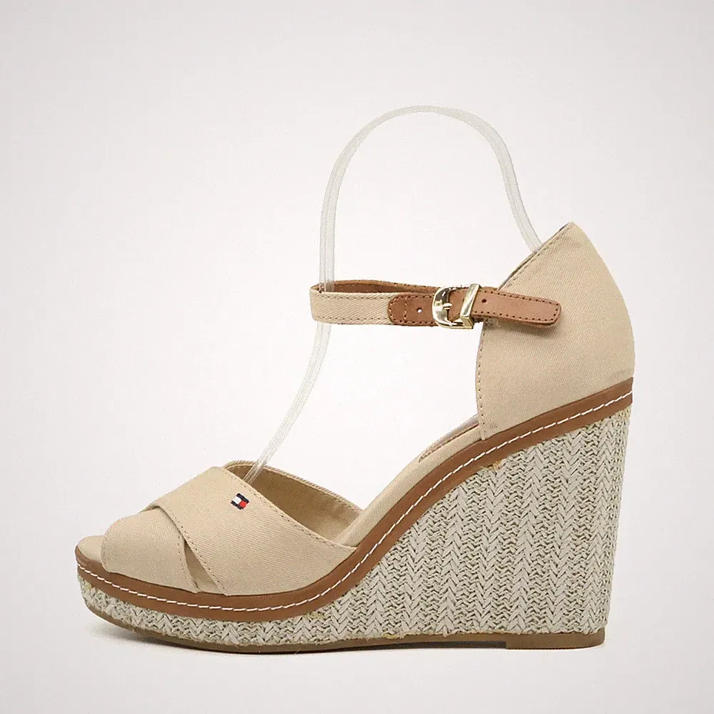 Tommy Hilfiger Damen Sandaletten EU 39 E1285LENA 4D Creme Lena