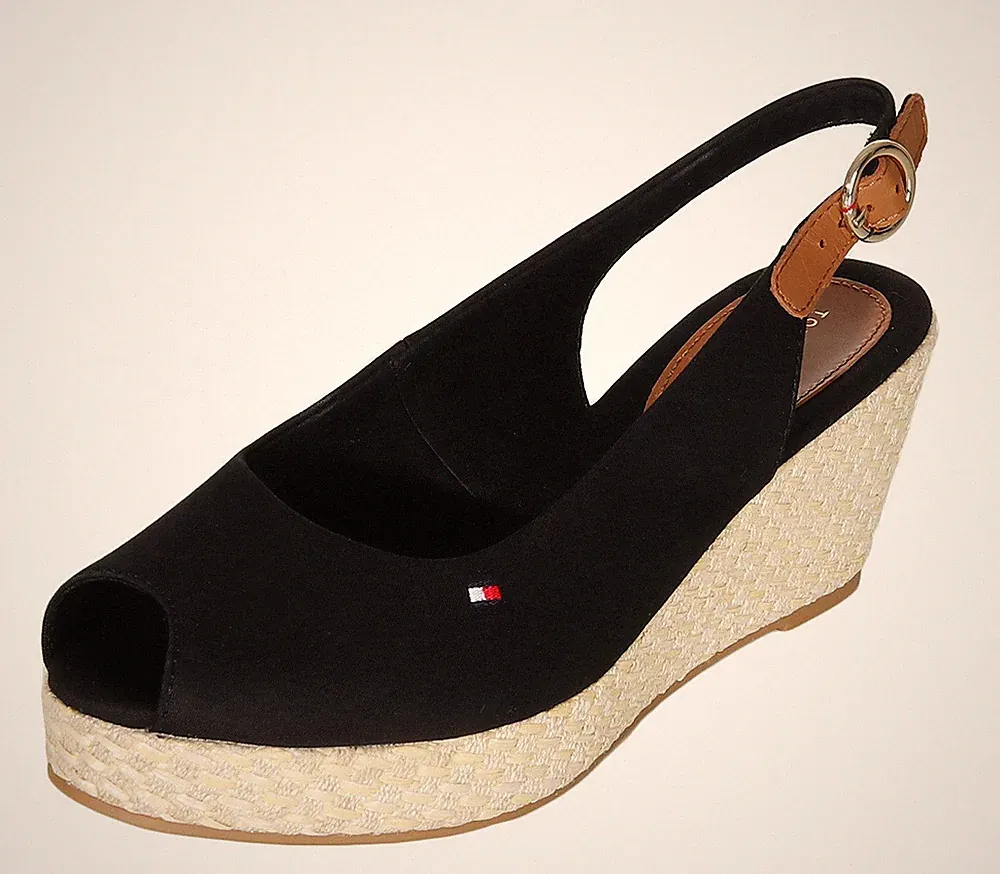 Tommy Hilfiger Damen Schuhe Elba Keilsandaletten Wedges Sandalen Slingbacks