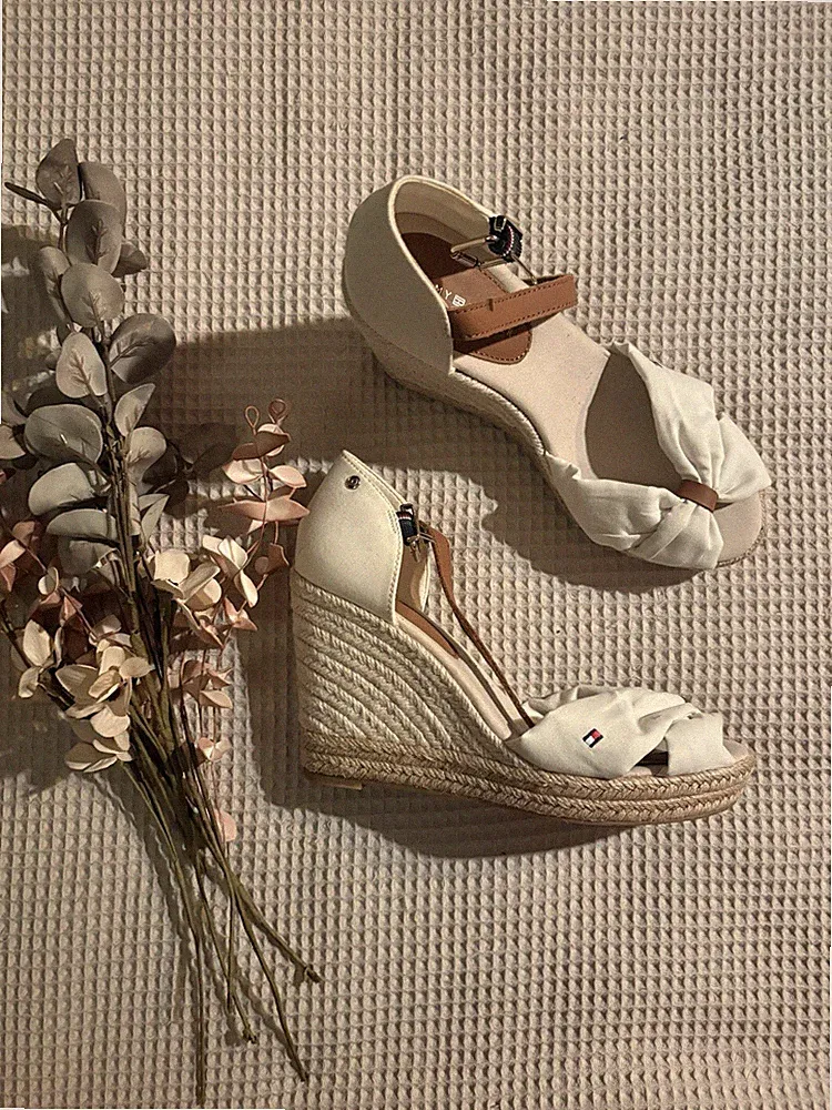 Tommy Hilfiger Keilabsatz-Sandalen (Basic Open Toe High Wedge)