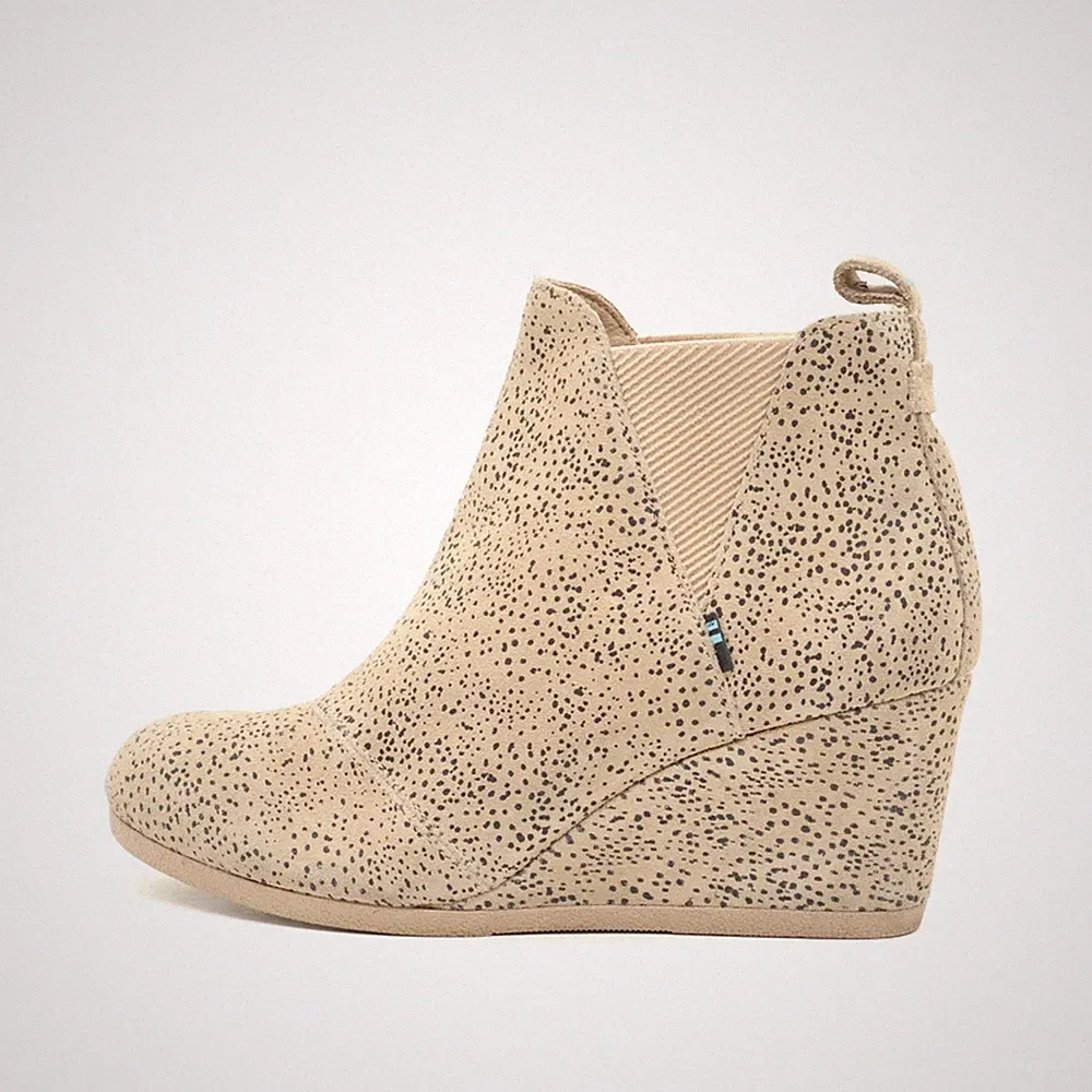 TOMS Damen 10004940821-20 Stiefelette Beige Komfortsohle Stiefeletten EU 37
