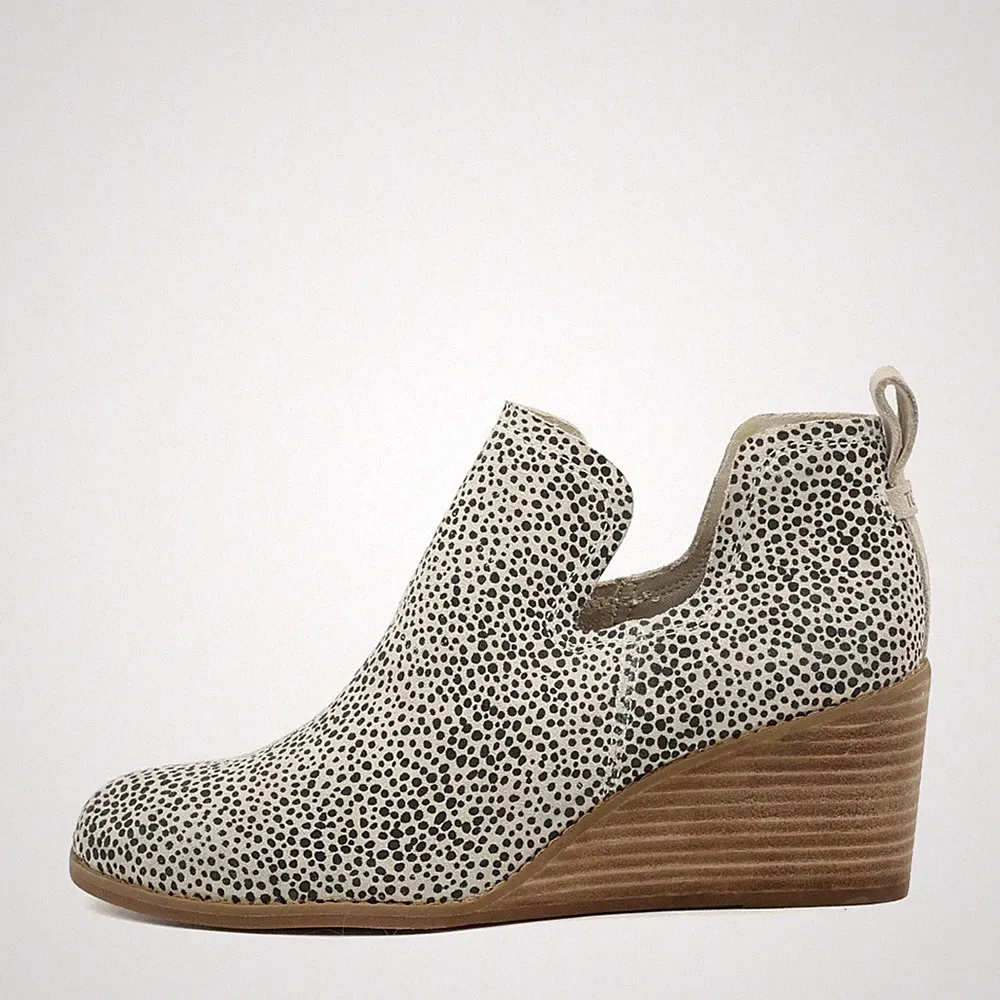 TOMS Damen Majorca Stiefelette Schlupfeinstieg Keilabsatz-Stiefeletten EU 39