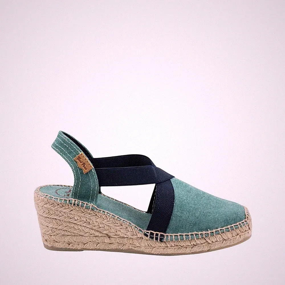 TONI PONS Damen 'Ter' Slingback Espadrille Sandalen Neuwertig Größe EU 39 UVP 75£