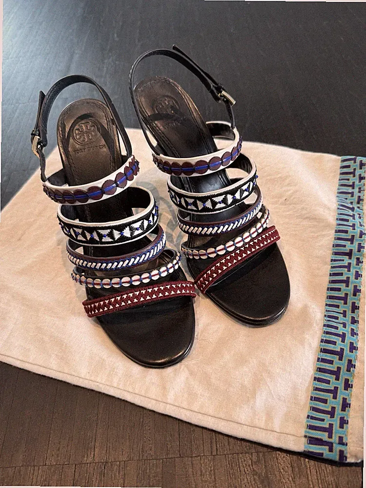 TORY BURCH Wedges Sandaletten Damen Sandaletten Gr. DE 38 Casual-Look