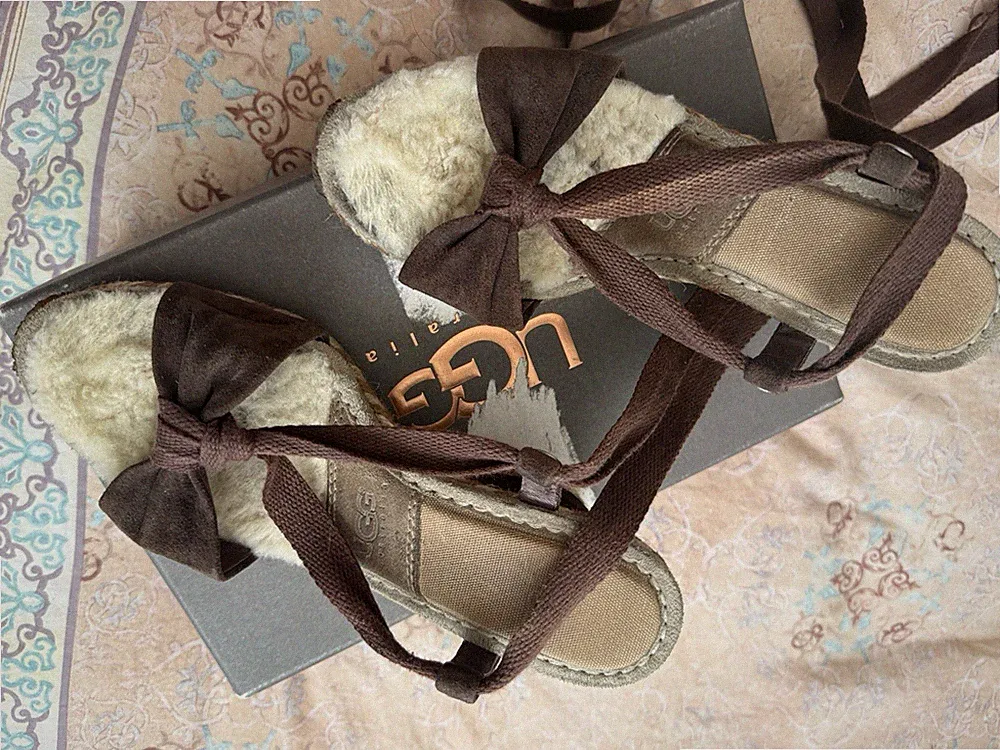 Ugg Amelie Keilabsatz Sandalen Wedges Gr 38