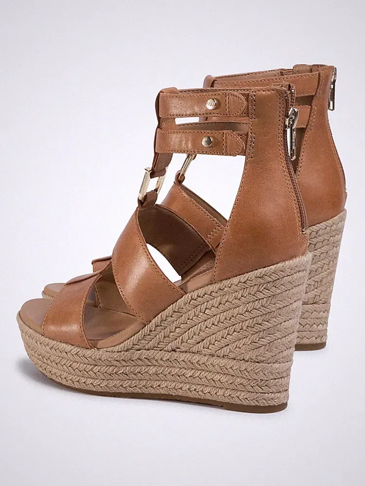 UGG Espadrilles Kolfax 1111066 Damen Schuhe Sandalette Keilabsatz Plateau EU39.5