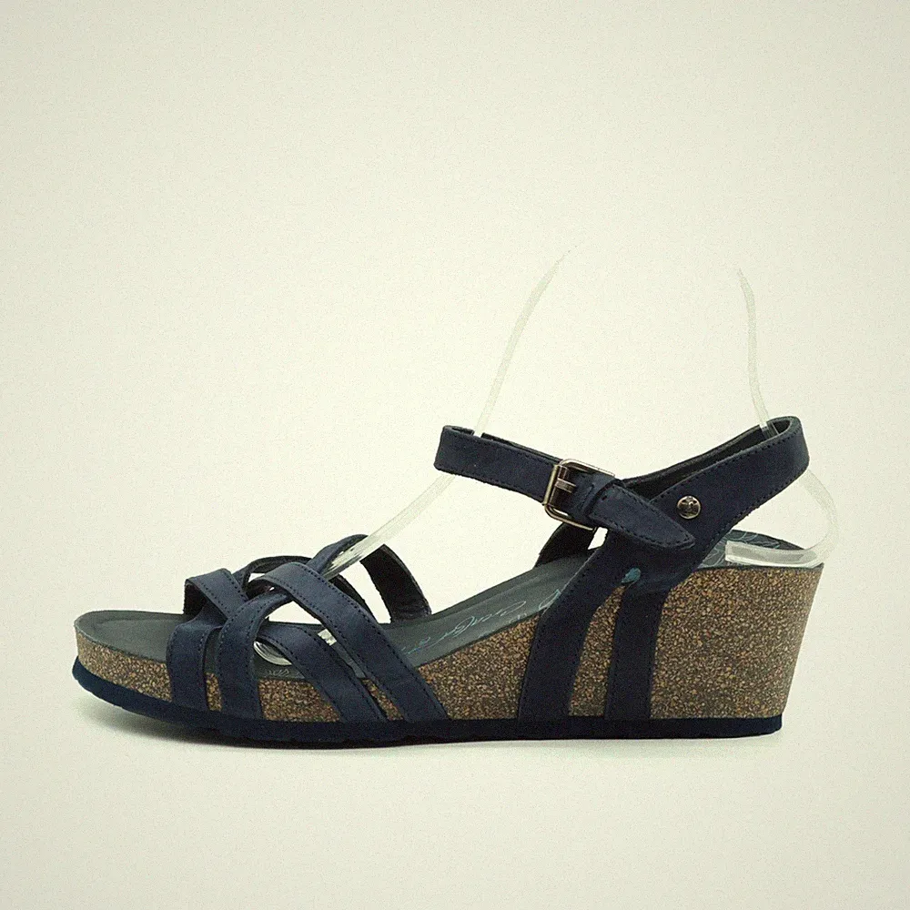 vera basic Damen sandale EU 40 created to travel blau verstellbarer riemen