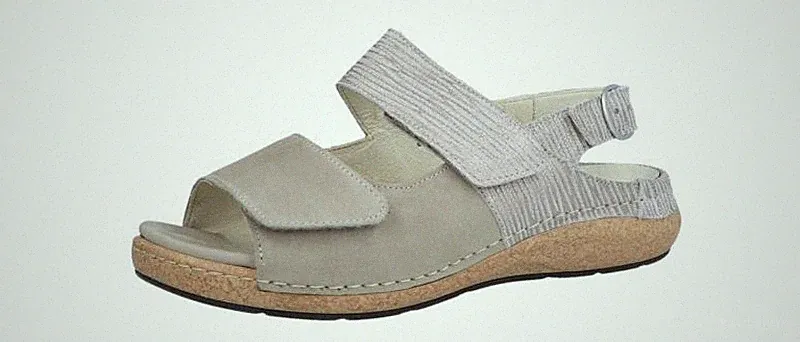 Waldläufer Damen Sandale K-Heliett corda (Beige) 681003-200-094