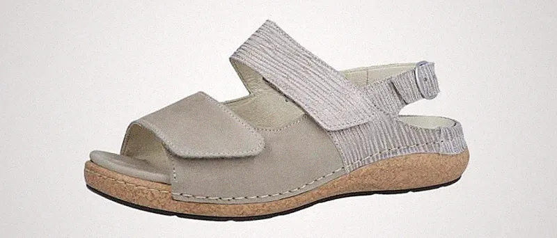 Waldläufer Damen Sandale K-Heliett corda (Beige) 681003-200-094