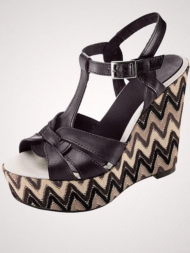 Wedges SCHUHE DAMENSCHUHE KEILSANDALEN PLATEAU SANDALETTE STUDIO W 37 ( 4 )