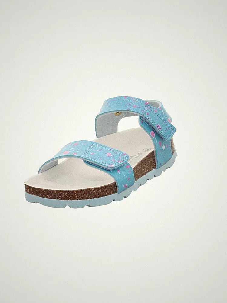 Weiblich FUSSBETTPANTOFFEL Blau 8020