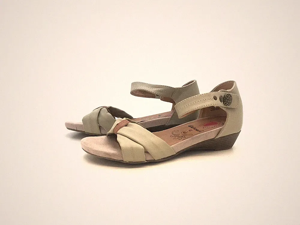 Wellness Damen Sandale Sandalette Pantolette Grau Gr. 40 (UK 6,5)