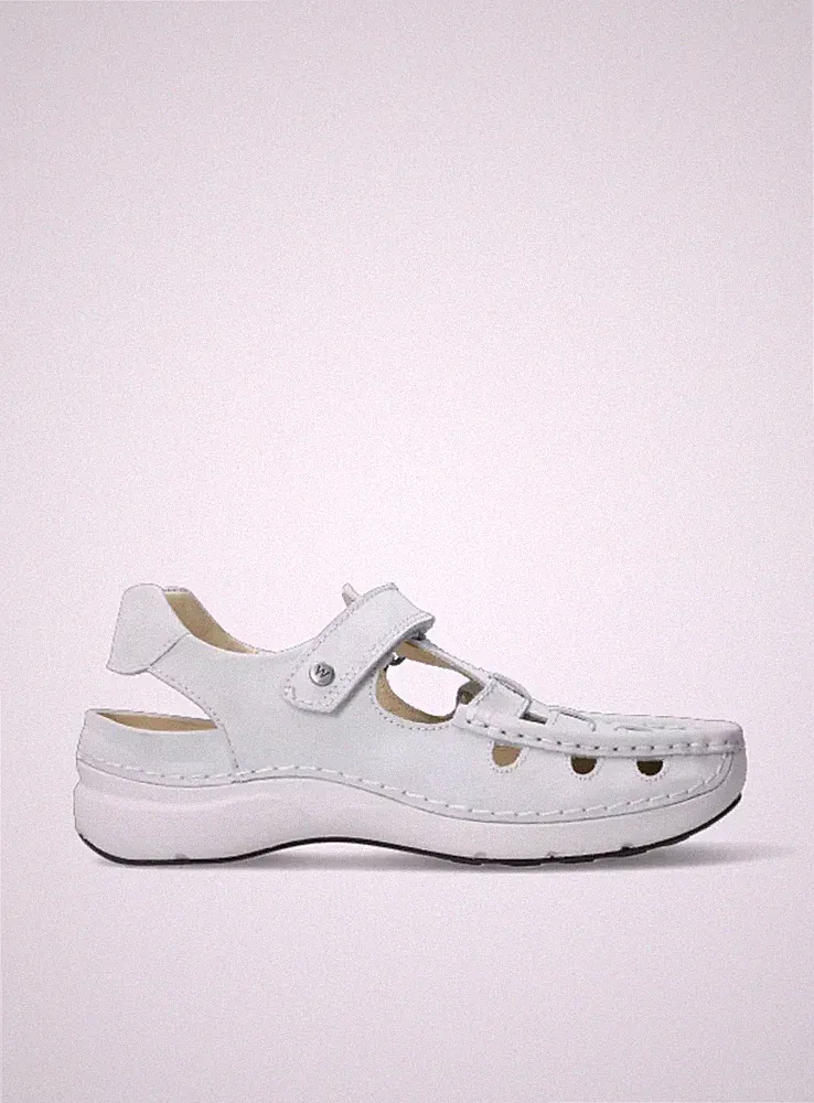 Wolky Rolling Sun Fantastic offwhite Schuhe Sandalen Leder Einlagen 0720436-120