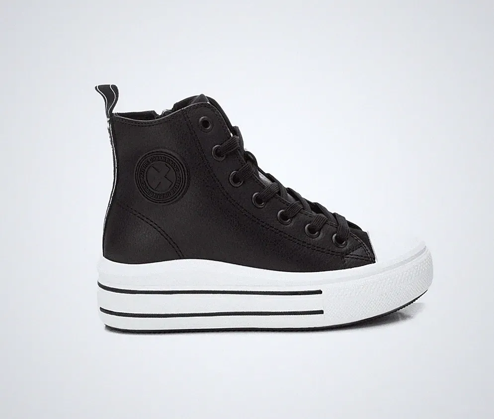 XTI Mädchen Mädchen Schuhe Sneaker High Keilabsatz Plateau Gymnastik Sport