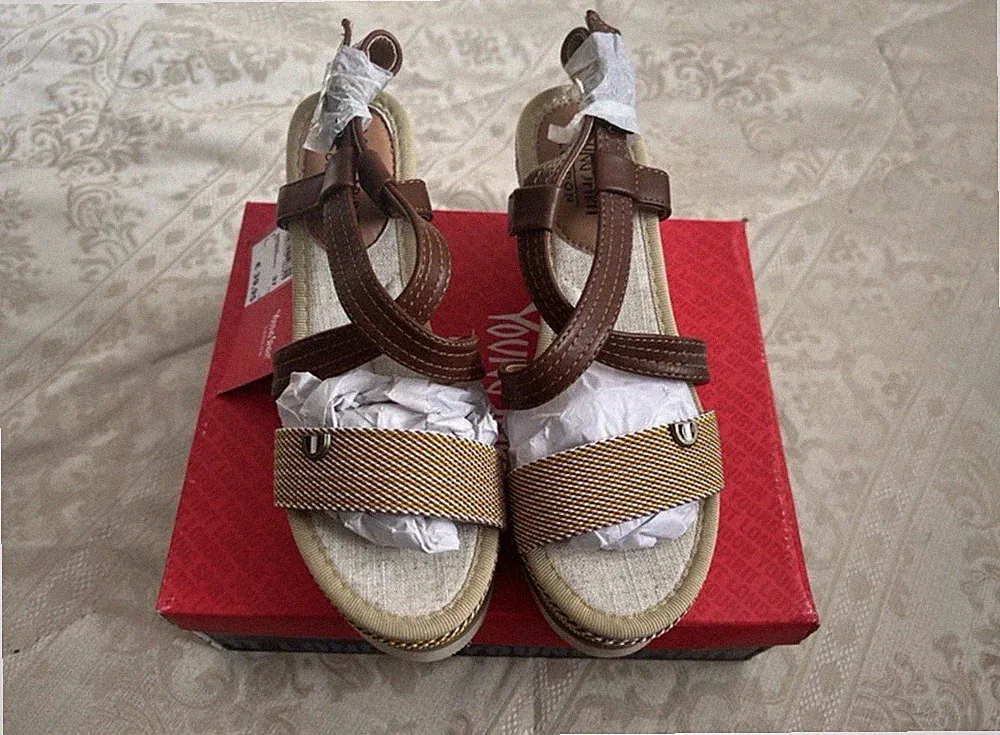 Young Spirit London Keilsandaletten – Neu & Ungetragen - Gr. 37